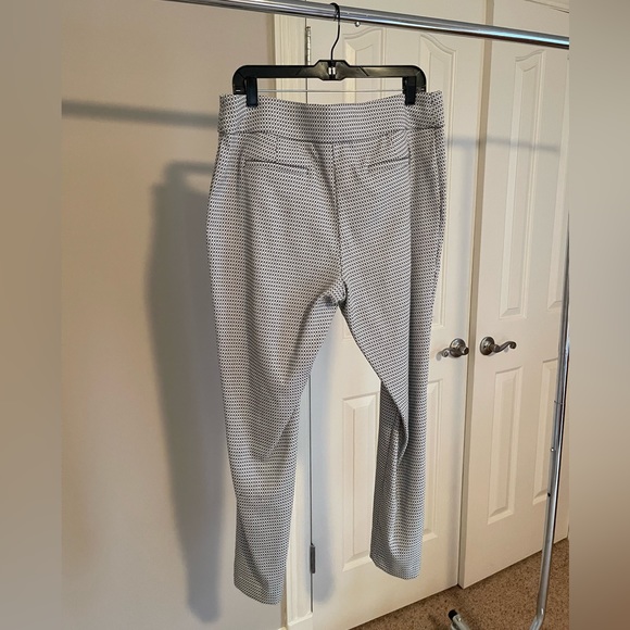 Skinny ankle pant with tiny checked pattern - Picture 6 of 6